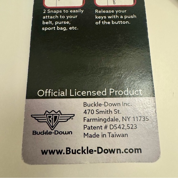 NWT. Jack Skellington keychain. Seat belt buckle style keychain from Buckledown. - Picture 6 of 9